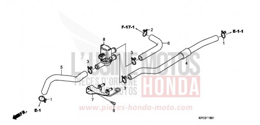 LUFTEINSPRITZSTEUERUNG VENTIL (XL125V7/8) XL125V7 de 2007